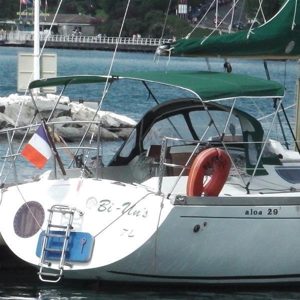 Saliseal Basic biminitop op zeilboot2