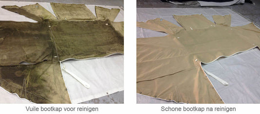 Puhdista venekatos, Puhdista putkikatos, Puhdista veneteltta.