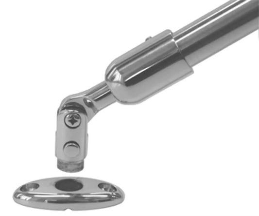 Abdeckplatte 360 Grad drehbar Edelstahl