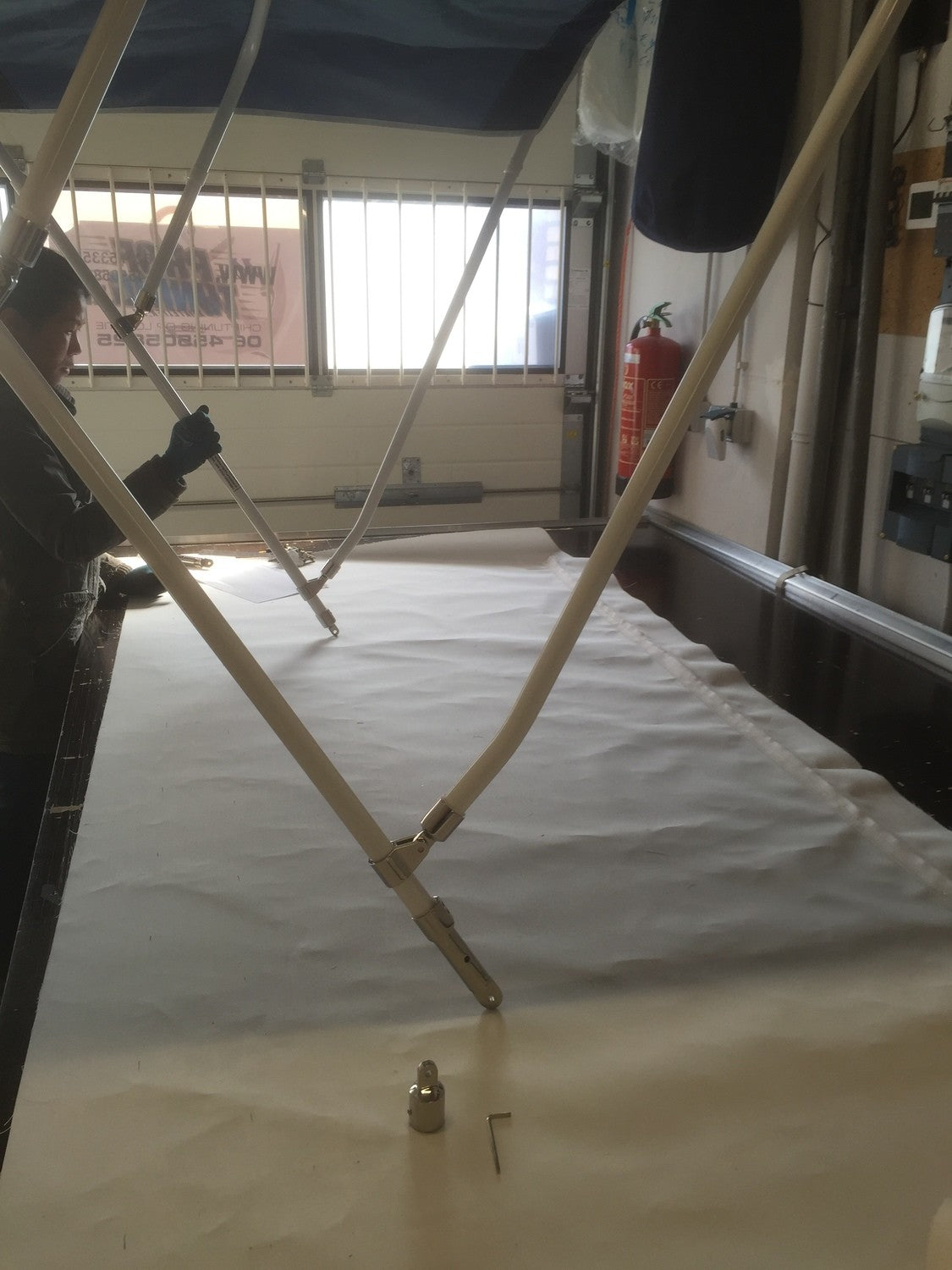 Rostfri biminitop-förhöjare / ändstycke extender Deluxe