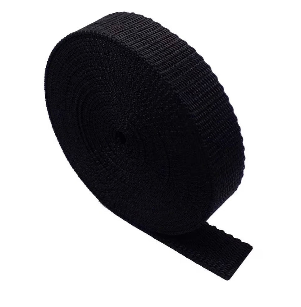 25 mm vastzetband zwart