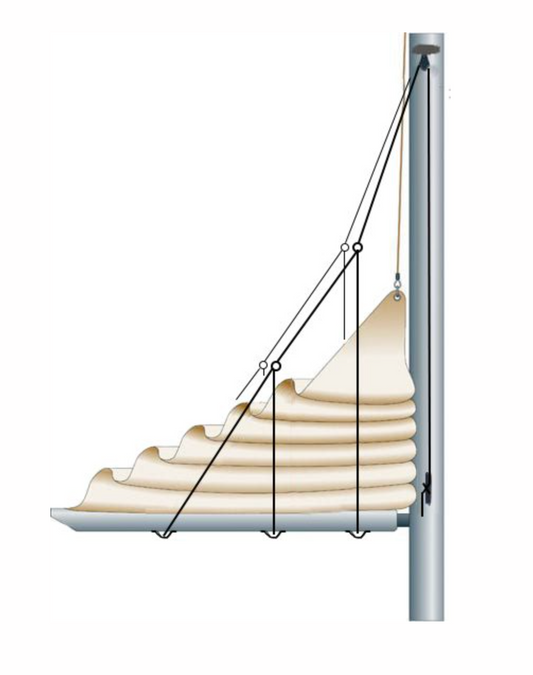 DIY Lazy jack set voor maindrop systeem.