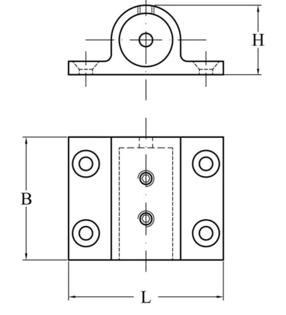 Ruostumattoman teräksen purjeenpidike