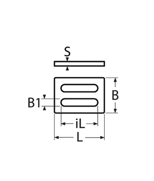 Stainless Steel Slide Buckle 25 mm