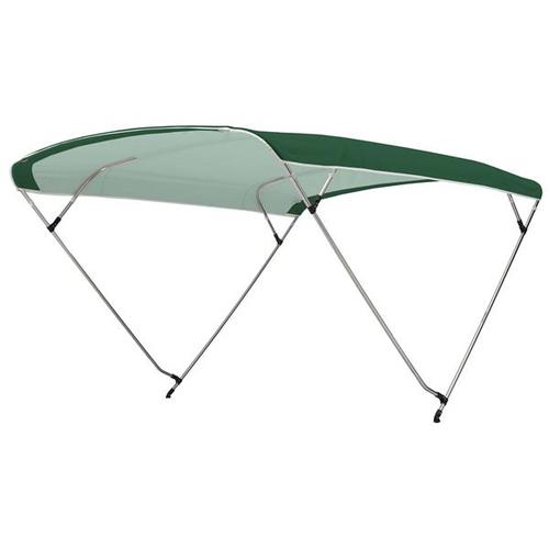 Biminitop básico de acero inoxidable con 3 arcos Ancho 150 cm - 170 cm