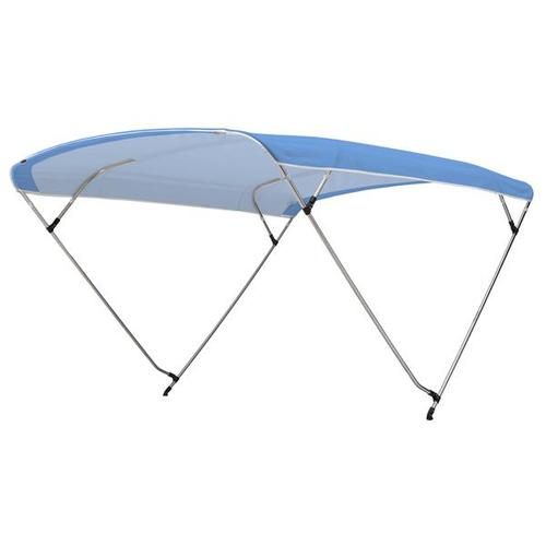 Biminitop básico de acero inoxidable con 3 arcos Ancho 150 cm - 170 cm