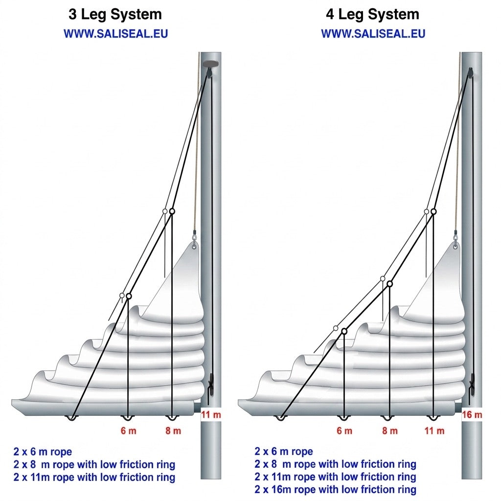 Lazy Jack set 3 of 4 benen van Saliseal