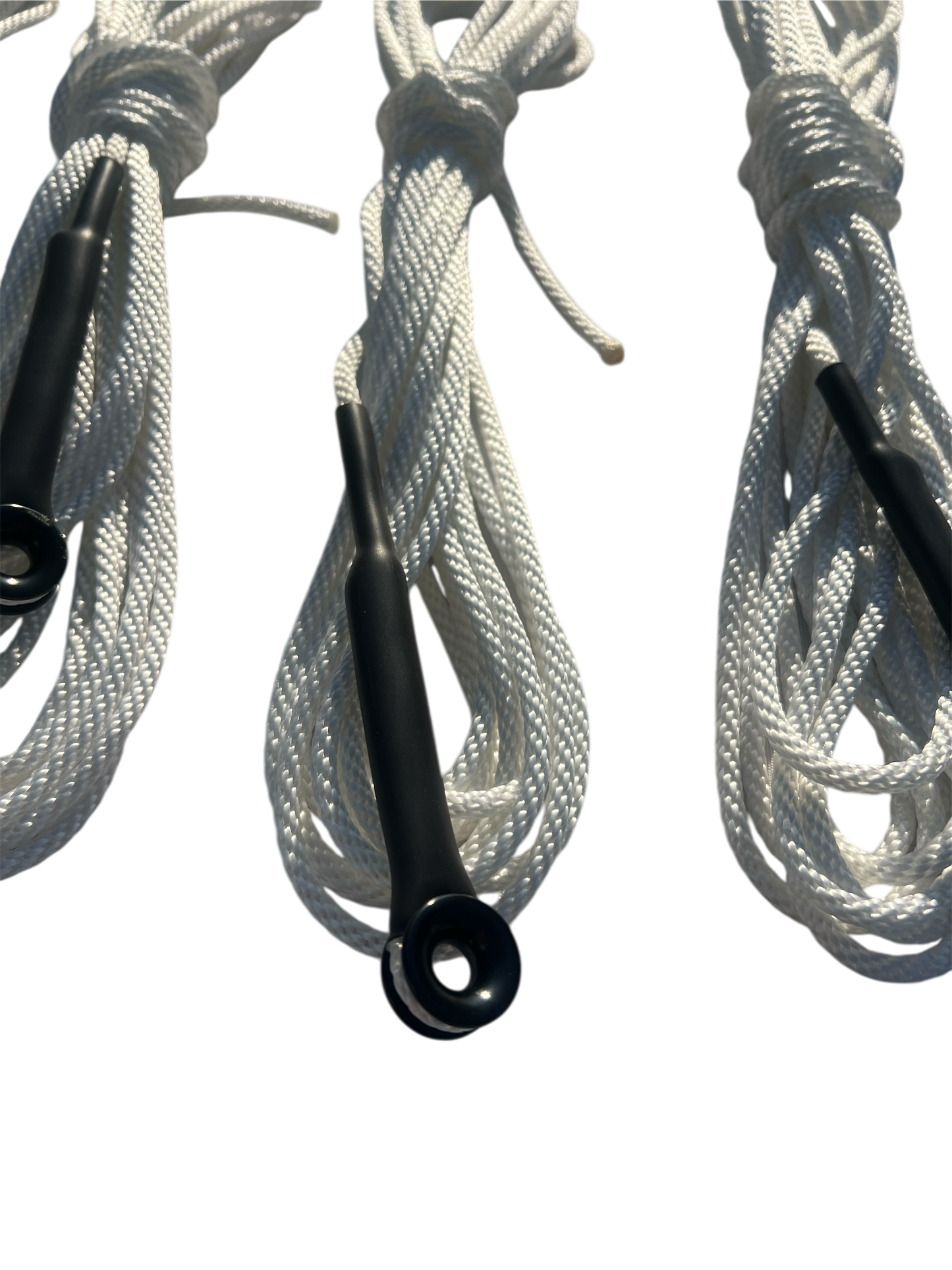 Lazy jack-set för maindrop-system.