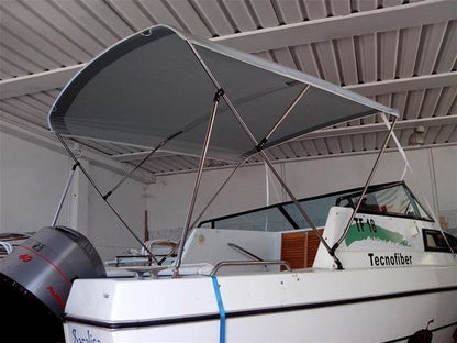 Basic Biminitop Edelstahl (Länge 230 cm)