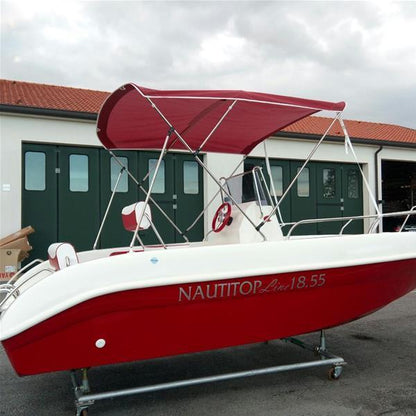 Basic Biminitop Edelstahl (Länge 230 cm)