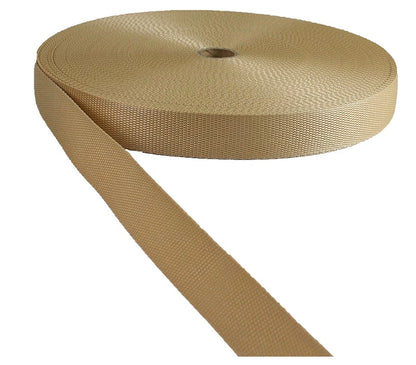 25 mm vastzetband beige