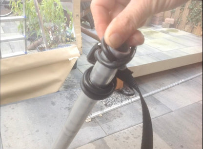 Cinghia di fissaggio per vela finestra con gomma