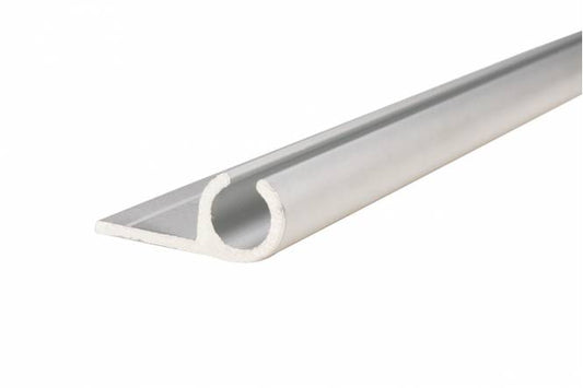 Aluminium kederrails 90 graden, 90 cm
