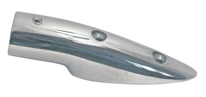 Handräckets ändstycke 8° / 22 mm rostfritt stål