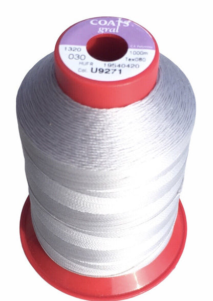 Saliseal | Polyester sewing thread for boat cover, tent and sunshade. Cone of 1000m