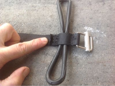 Raamzeil vastzetband met rubber