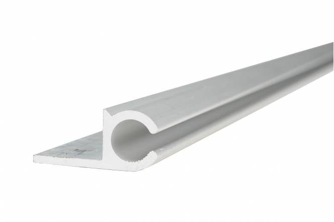 Aluminium kederrails 180 grader, 82,5 cm