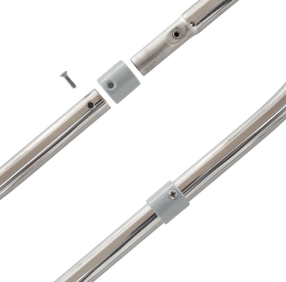 Ausverkauf | Biminitop Saliseal 3 Bogen Edelstahl (Länge 180cm)